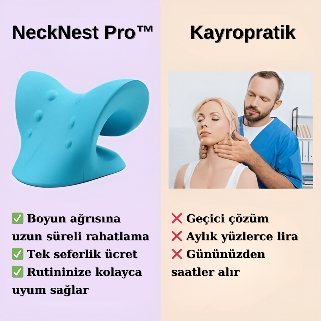 NeckNest Pro™ Boyun Rahatlatıcı Yastık